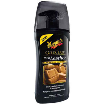 Meguiar&#039;s Gold Class Rich Leather Cleaner &amp; Conditioner