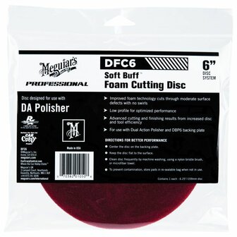 Meguiar&#039;s Soft Buff DA Foam Cutting Disc - 6 inch