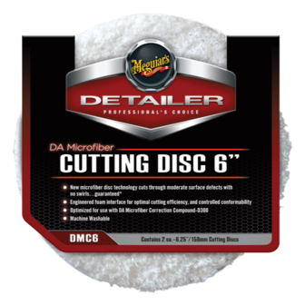 Meguiar&#039;s DMC6 DA Microfiber Cutting Disc - 6 inch (2 pack)