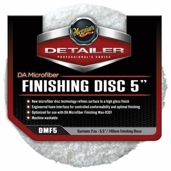 Meguiar&#039;s DMF5 DA Microfiber Finishing Disc - 5 inch (2 pack)