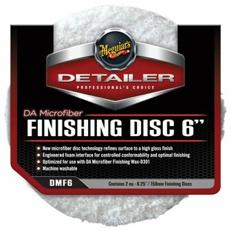 Meguiar&#039;s DMF6 DA Microfiber Finishing Disc - 6 inch (2 pack)