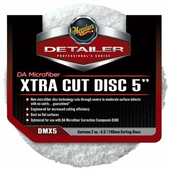 Meguiar&#039;s DA Microfiber Xtra Cut Disc - 5 inch (2 pack)