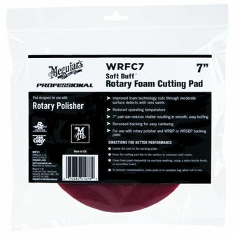 Meguiar&#039;s Soft Buff Rotary Foam Cutting Pad - 7 inch