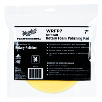 Meguiar&#039;s Soft Buff Rotary Foam Polishing Pad - 7 inch