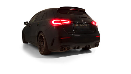 Mercedes-Benz A35 AMG (W177) Axle-back-system: Sport exhaust, with 1 integrated valve, incl. EC type approval