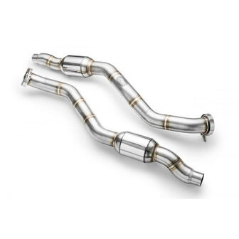 Downpipe AUDI S6-S7-RS6-RS7 4.0 TFSI + CATALYST : Emission standard - Euro 3, Capacity - 100 cpsi