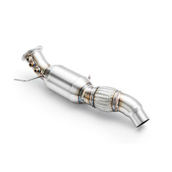 Downpipe BMW E60, E61 525d, 530d, 530xd M57N2 + CATALYST : Emission standard - Euro 3, Capacity - 100 cpsi