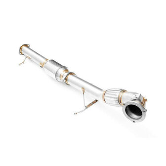 Downpipe FORD Focus RS Mk2 2.5T + CATALYST 3,5&quot; : Emission standard - Euro 3, Capacity - 100 cpsi