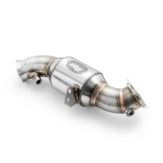 Downpipe MERCEDES W205 C200 2.0 Turbo + CATALYST : Emission standard - Euro 4, Capacity - 100 cpsi