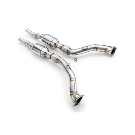 Downpipe AUDI S4, RS4 B5 2.7 T + SILENCER