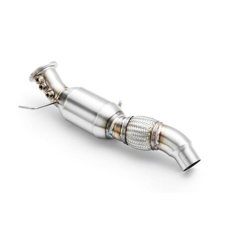 Downpipe BMW E70 X5 30d M57N2 + CATALYST : Emission standard - Euro 4, Capacity - 200 cpsi