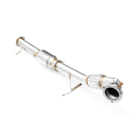 Downpipe FORD Focus RS Mk2 2.5T + CATALYST 3,5" : Emission standard - Euro 3, Capacity - 100 cpsi